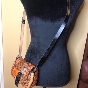 Genuine Leather crossbody mini purse